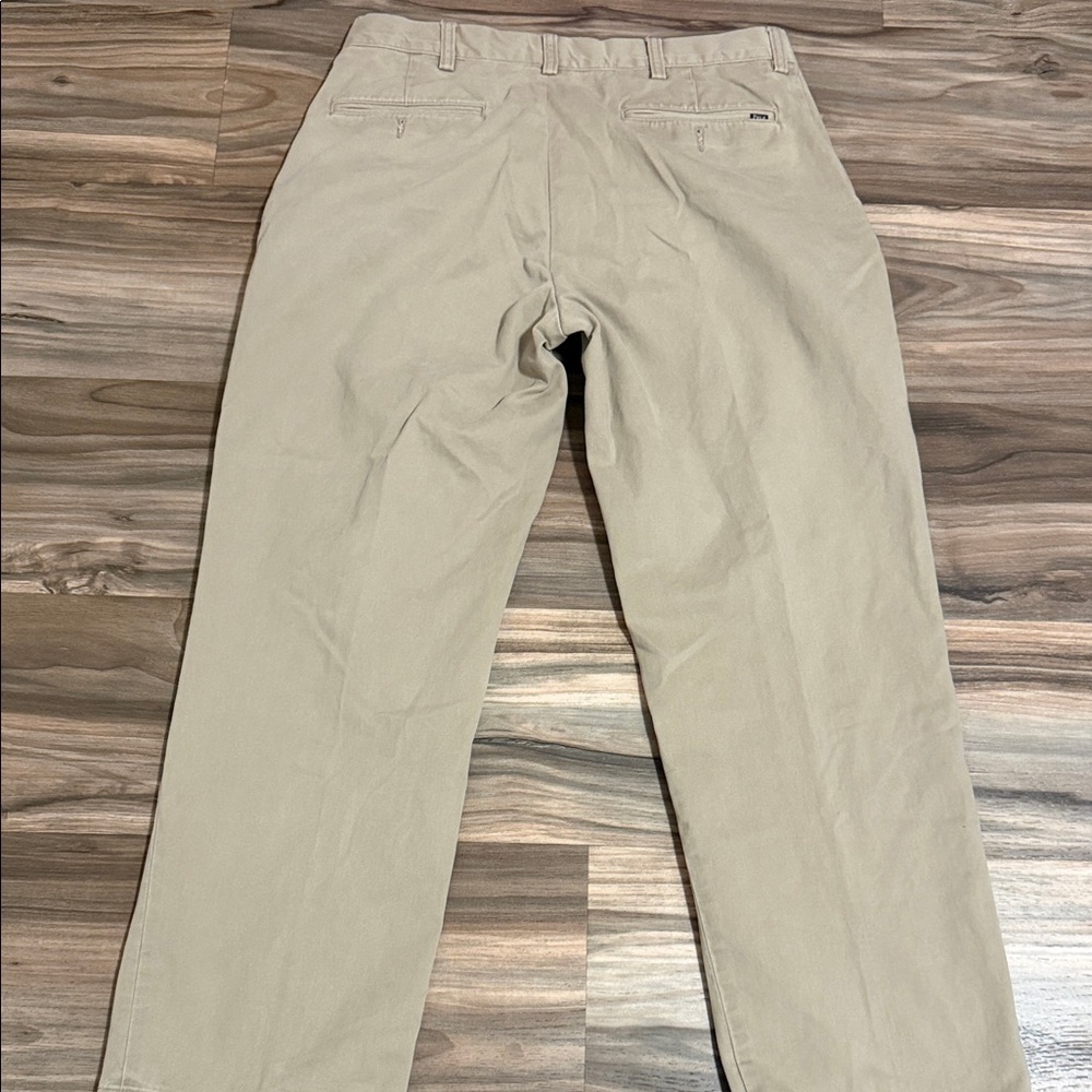 Polo Ralph Lauren Classic Fit Chino Pants Men's 34x28 Khaki Tan Cotton Twill - Picture 8 of 8